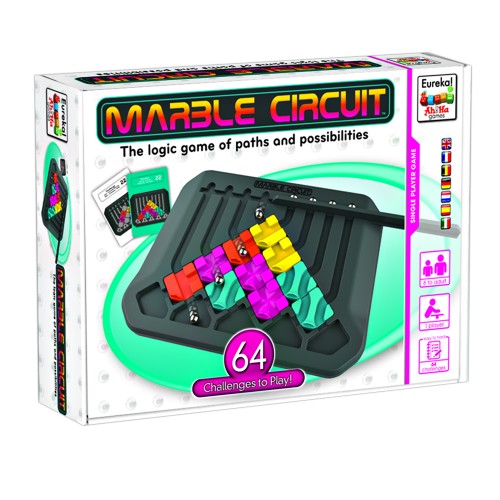 Joc logic Eureka - Marble Circuit, pentru jucatori de la 8 la 99 de ani